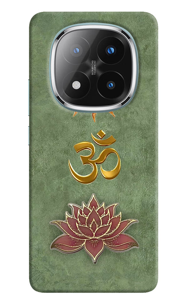 Om & Lotus Redmi Note 14 Pro Plus 5G Back Cover