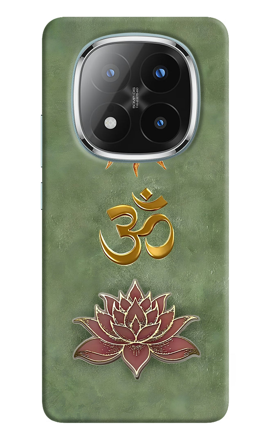 Om & Lotus Redmi Note 14 Pro Plus 5G Back Cover, Hard case