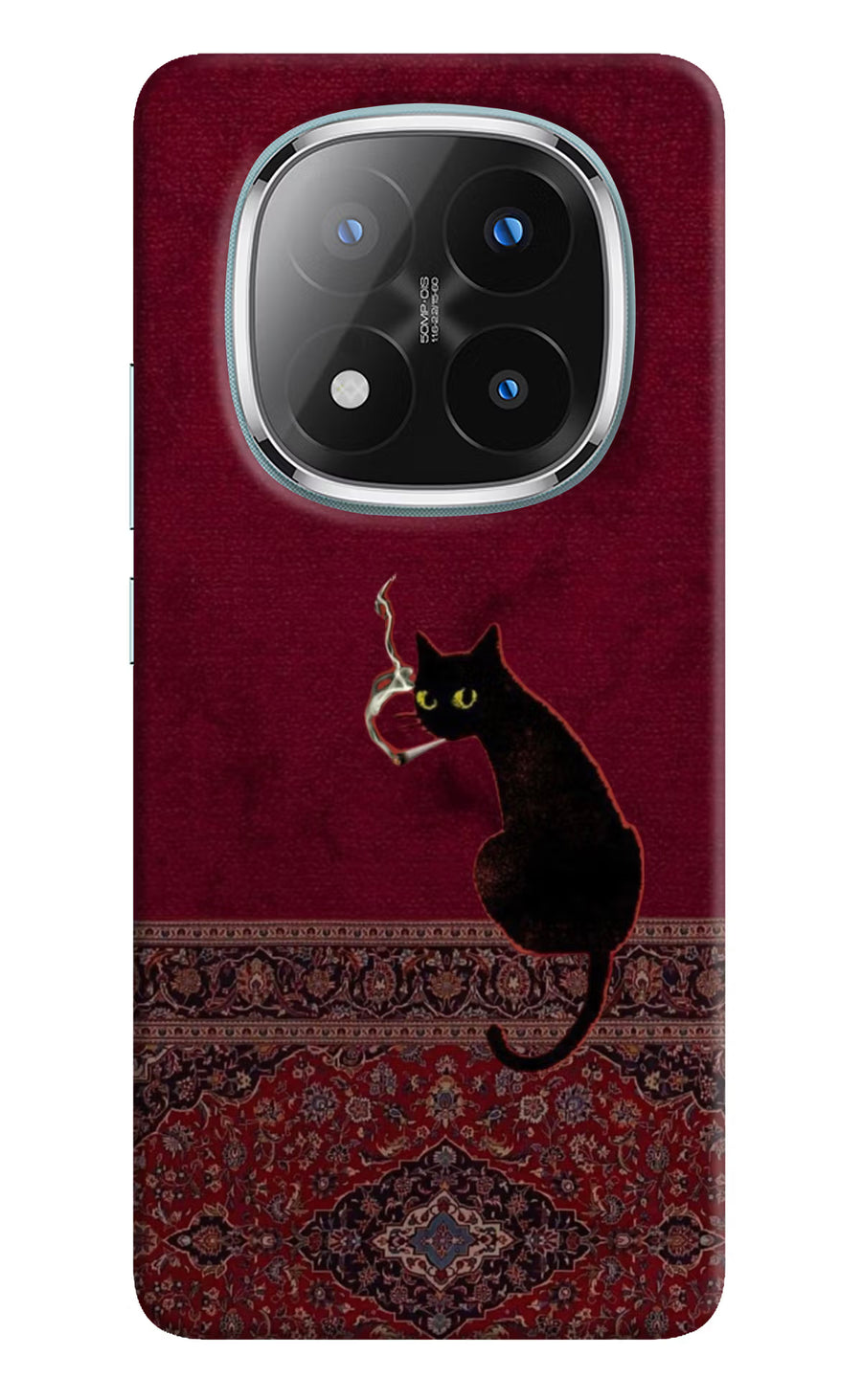 Midnight Cat Redmi Note 14 Pro Plus 5G Back Cover, Hard case