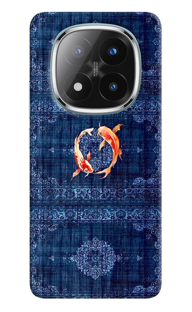 Koi Blue Redmi Note 14 Pro Plus 5G Hard Case Back Cover by Casekaro
