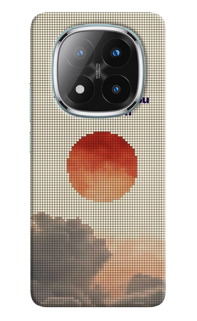 Pixel Sun Redmi Note 14 Pro Plus 5G Hard Case Back Cover by Casekaro