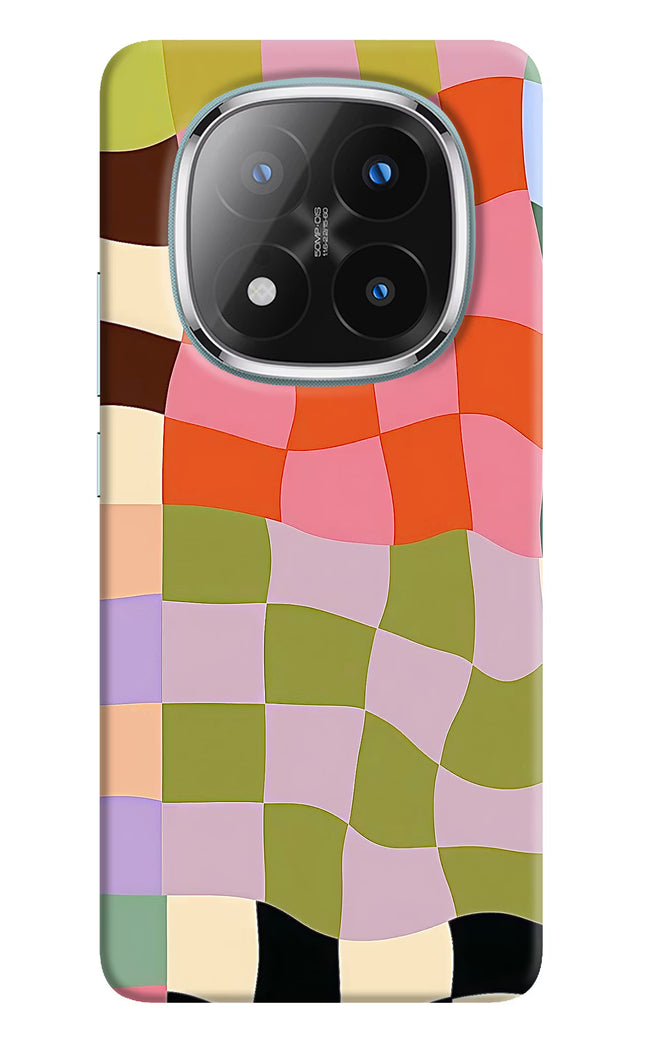 Wavy Grid Redmi Note 14 Pro Plus 5G Hard Case Back Cover by Casekaro