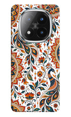 White Mayura Redmi Note 14 Pro Plus 5G Hard Case Back Cover by Casekaro