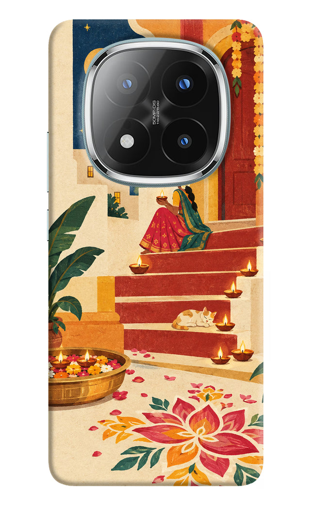 Diwali Rangoli Redmi Note 14 Pro Plus 5G Hard Case Back Cover by Casekaro