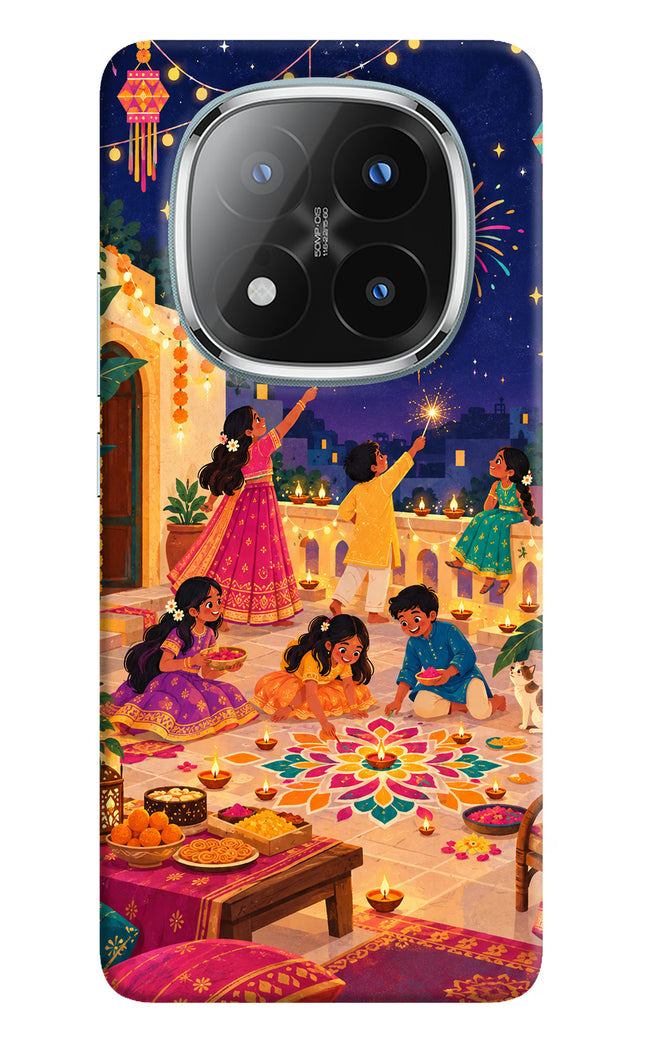 Diwali Night Redmi Note 14 Pro Plus 5G Hard Case Back Cover by Casekaro