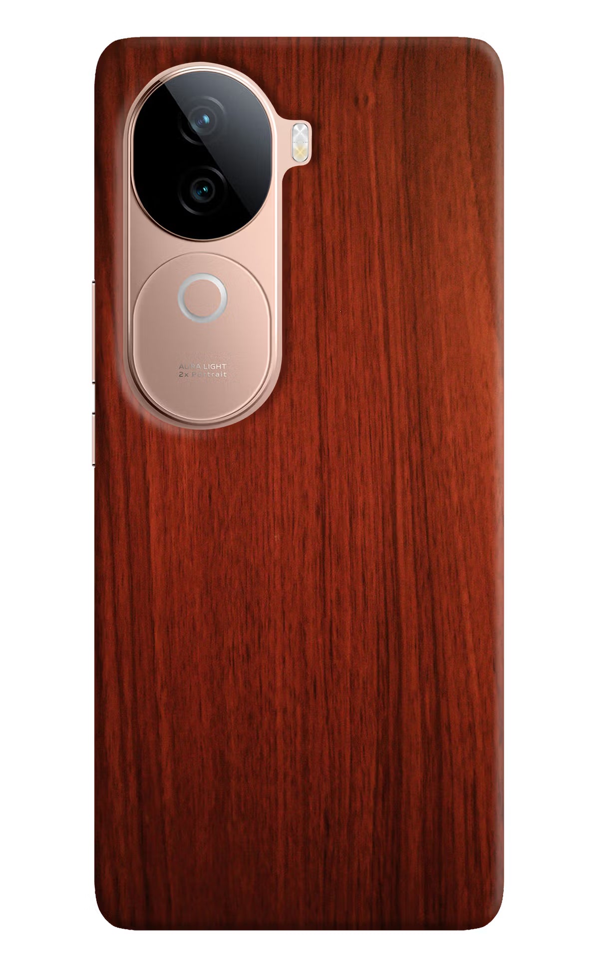 Wooden Plain Pattern Vivo V40e 5G Back Cover
