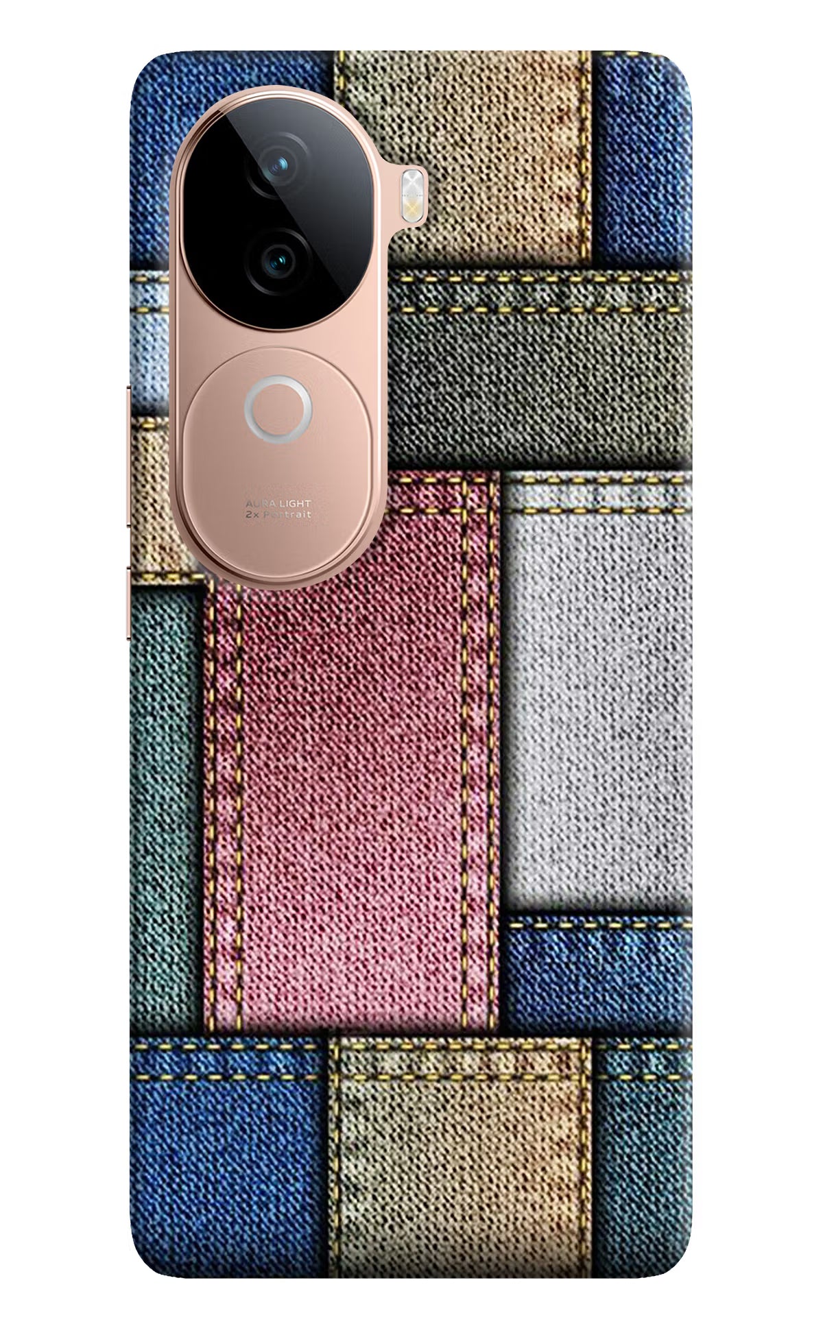 Multicolor Jeans Vivo V40e 5G Back Cover