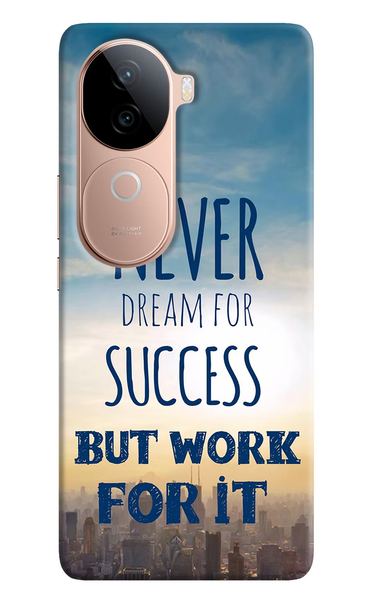 Never Dream For Success But Work For It Vivo V40e 5G Back Cover
