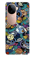 Space Abstract Vivo V40e 5G Back Cover