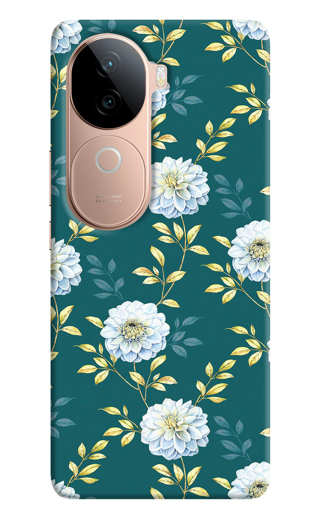 Flowers Vivo V40e 5G Hard Case Back Cover by Casekaro