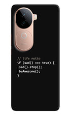 Life Motto Code Vivo V40e 5G Back Cover