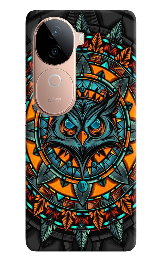 Angry Owl Art Vivo V40e 5G Back Cover