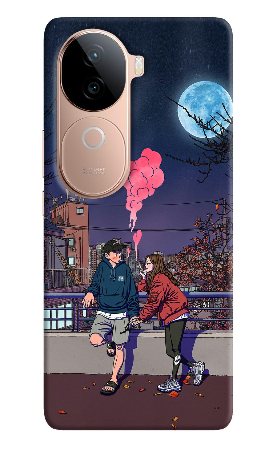 Chilling Couple Vivo V40e 5G Back Cover, Hard case