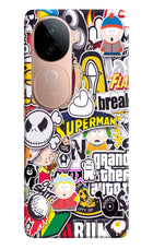 Sticker Bomb Vivo V40e 5G Back Cover