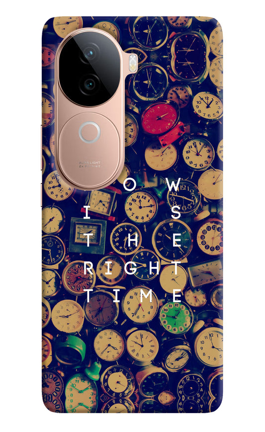 Now is the Right Time Quote Vivo V40e 5G Back Cover