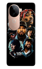 Rappers Vivo V40e 5G Hard Case Back Cover by Casekaro