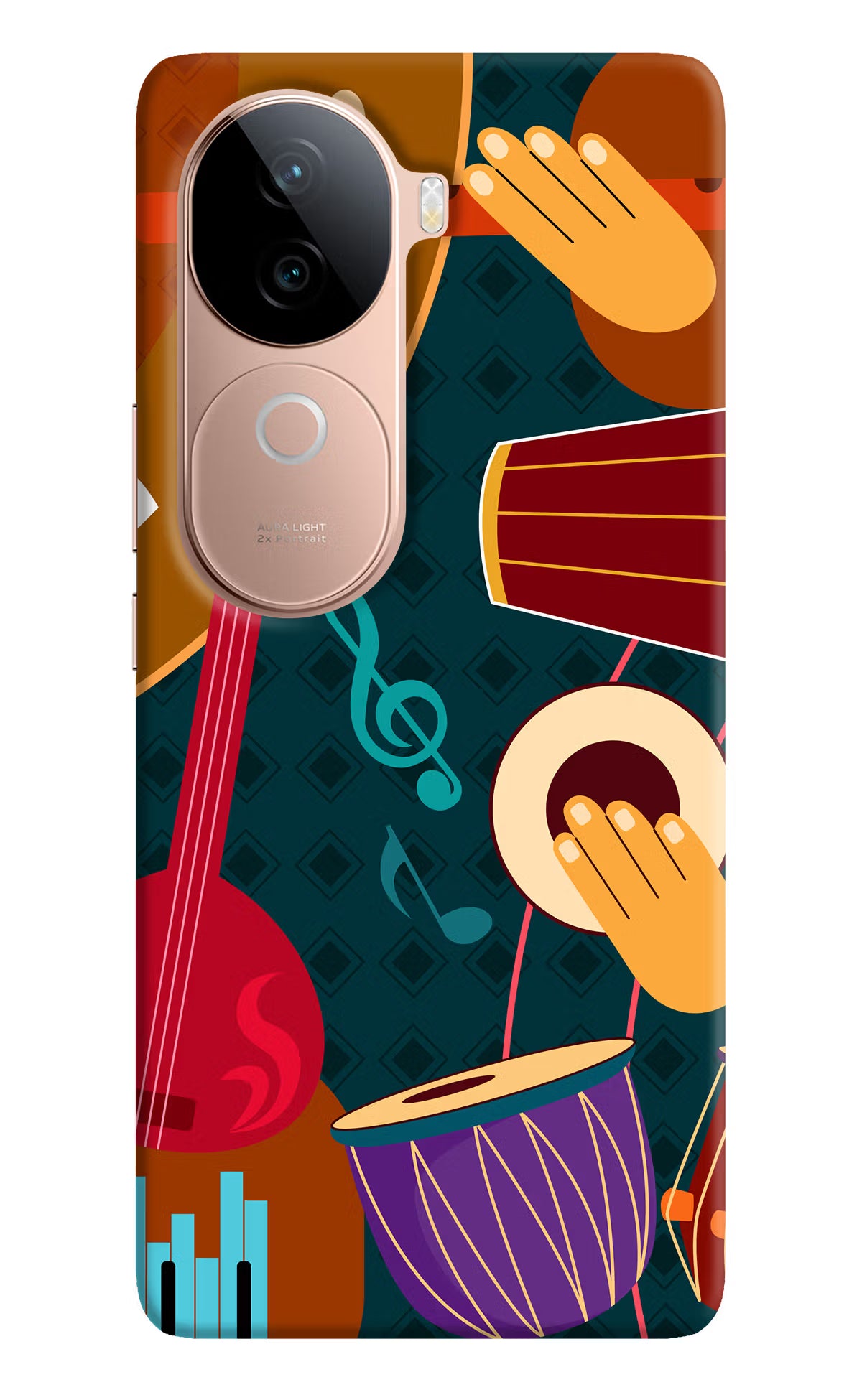 Music Instrument Vivo V40e 5G Back Cover