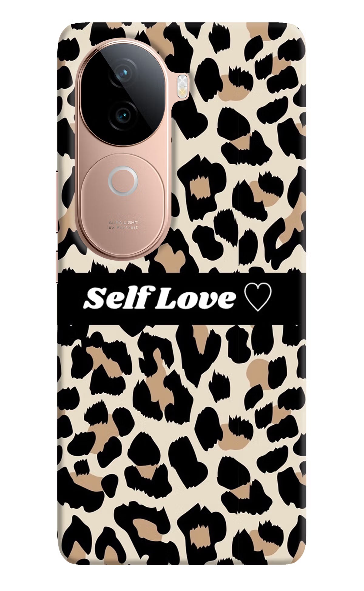 Leopard Print Self Love Vivo V40e 5G Back Cover