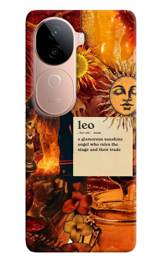 Leo Zodiac Vivo V40e 5G Hard Case Back Cover by Casekaro