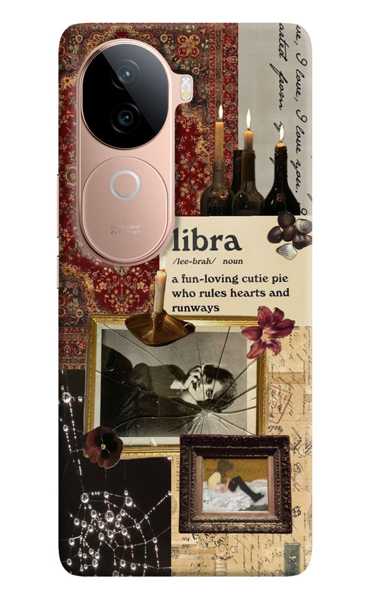 Libra Zodiac Vivo V40e 5G Hard Case Back Cover by Casekaro