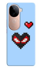 Peter Heart Vivo V40e 5G Hard Case Back Cover by Casekaro