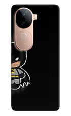 Bat Kitty Vivo V40e 5G Hard Case Back Cover by Casekaro