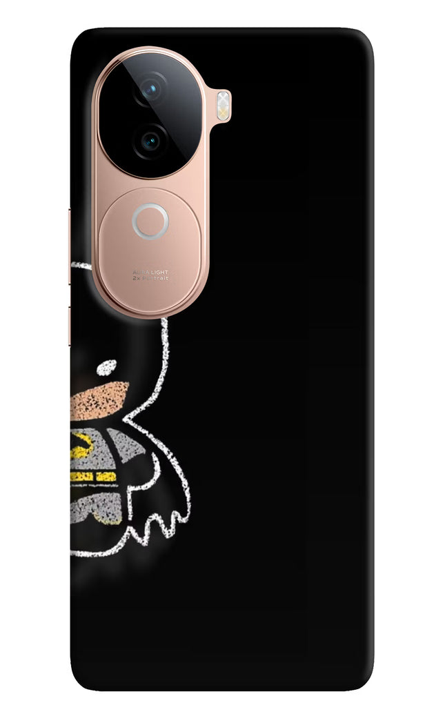 Bat Kitty Vivo V40e 5G Hard Case Back Cover by Casekaro
