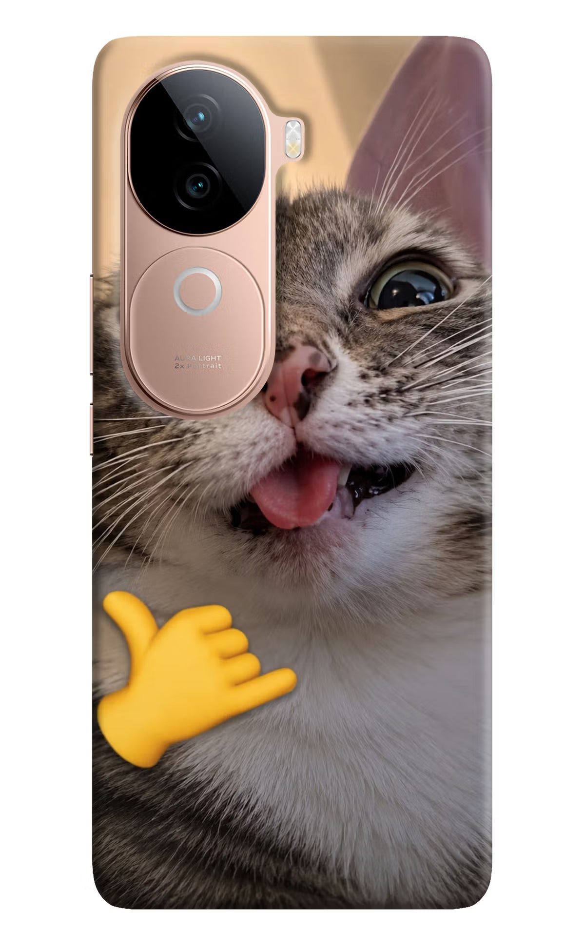Silly Cat Call Vivo V40e 5G Back Cover