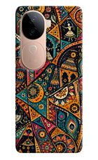 Folk Print Vivo V40e 5G Hard Case Back Cover by Casekaro