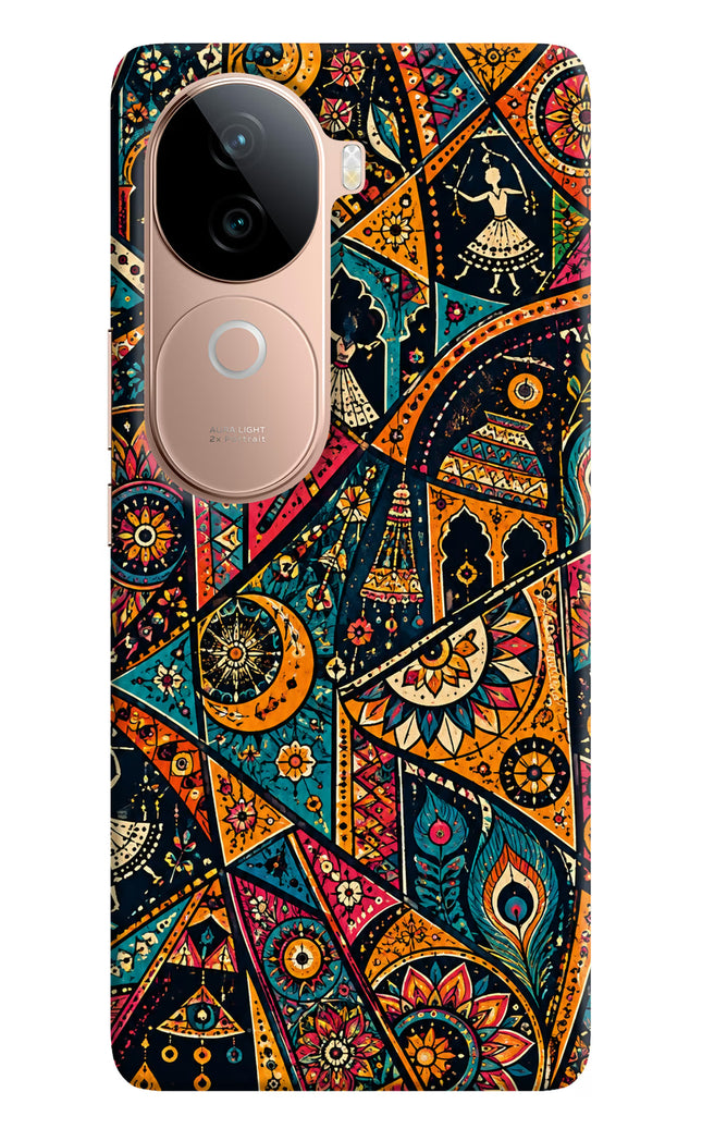 Folk Print Vivo V40e 5G Hard Case Back Cover by Casekaro