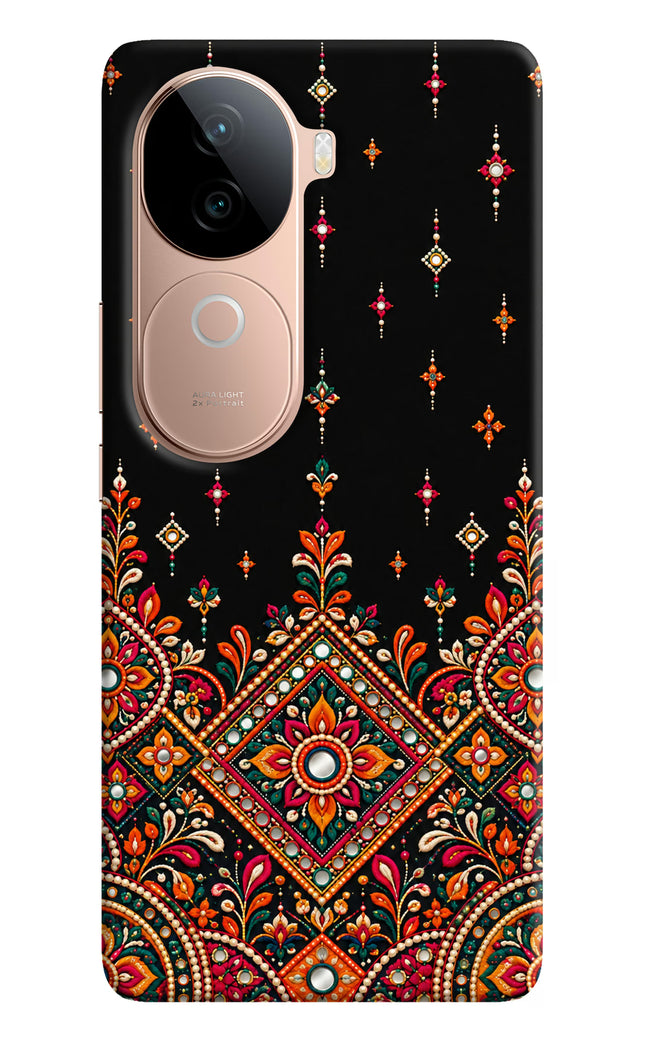 Noir Mehfil Vivo V40e 5G Hard Case Back Cover by Casekaro