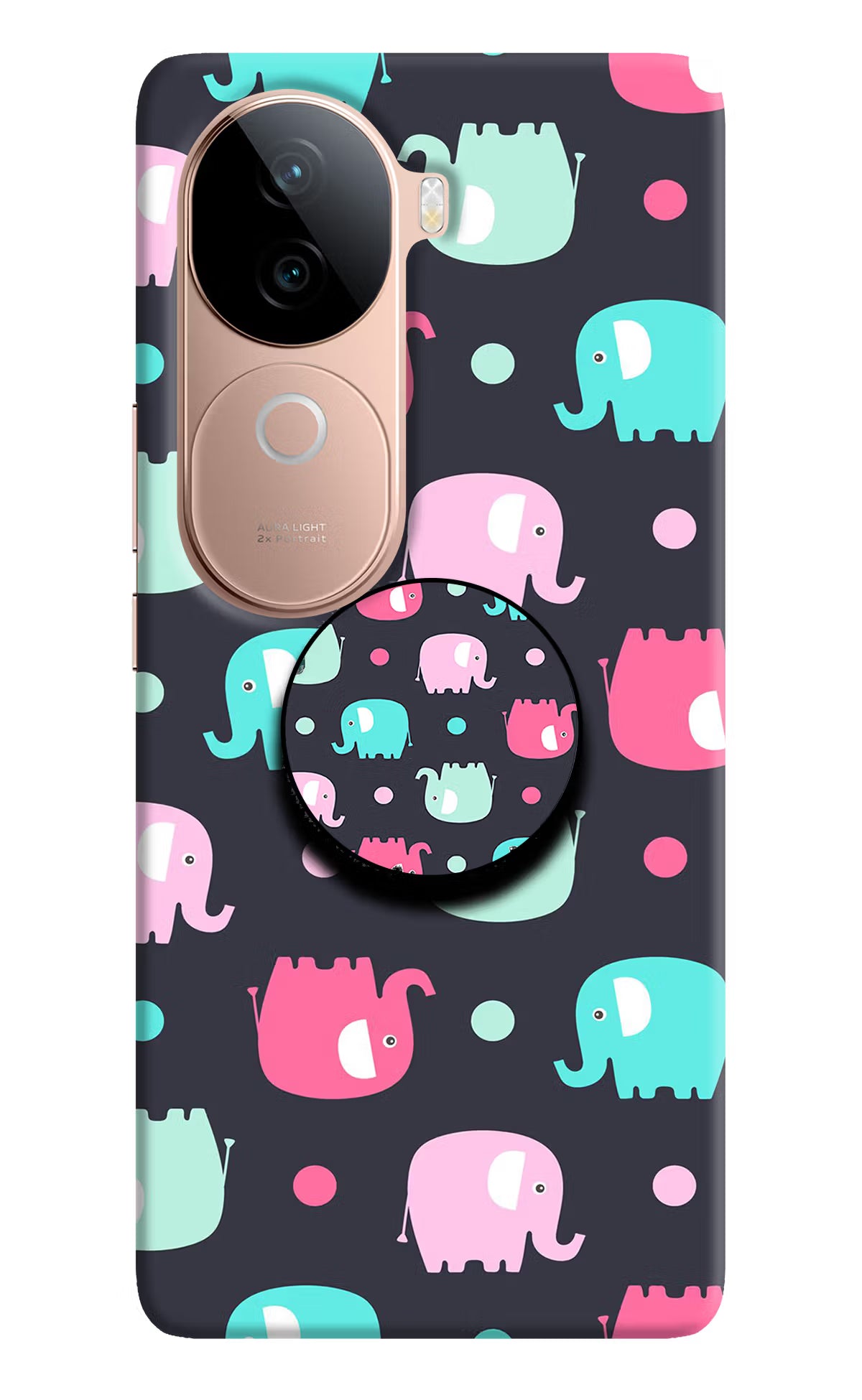 Baby Elephants Vivo V40e 5G Pop Case