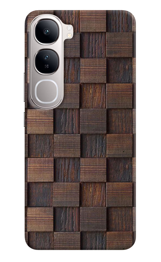 Wooden Cube Design Vivo Y300 5G Back Cover