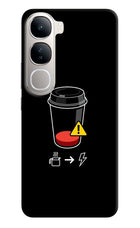 Coffee Vivo Y300 5G Hard Case Back Cover by Casekaro