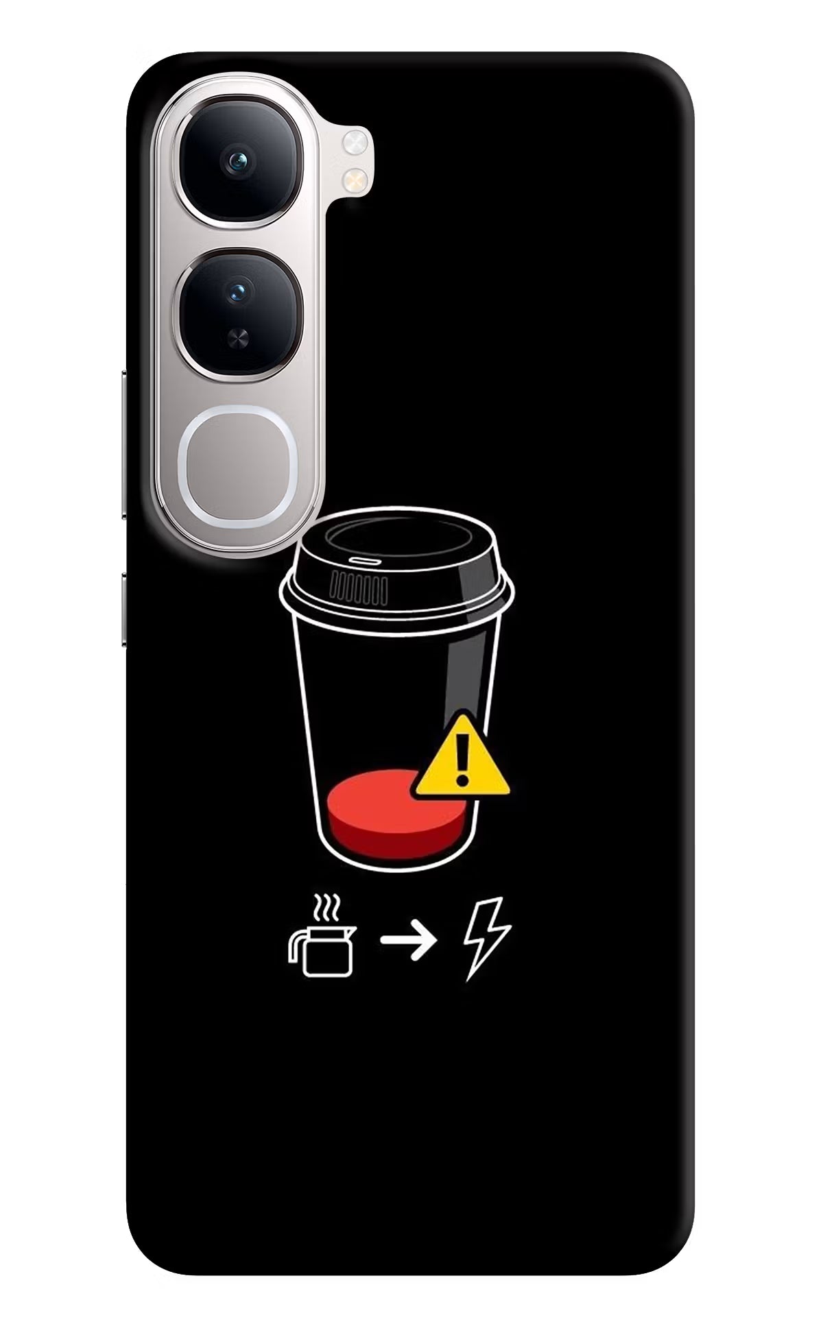 Coffee Vivo Y300 5G Back Cover