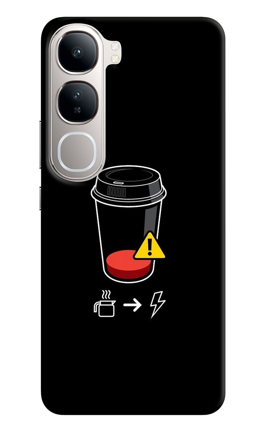Coffee Vivo Y300 5G Back Cover, Hard case