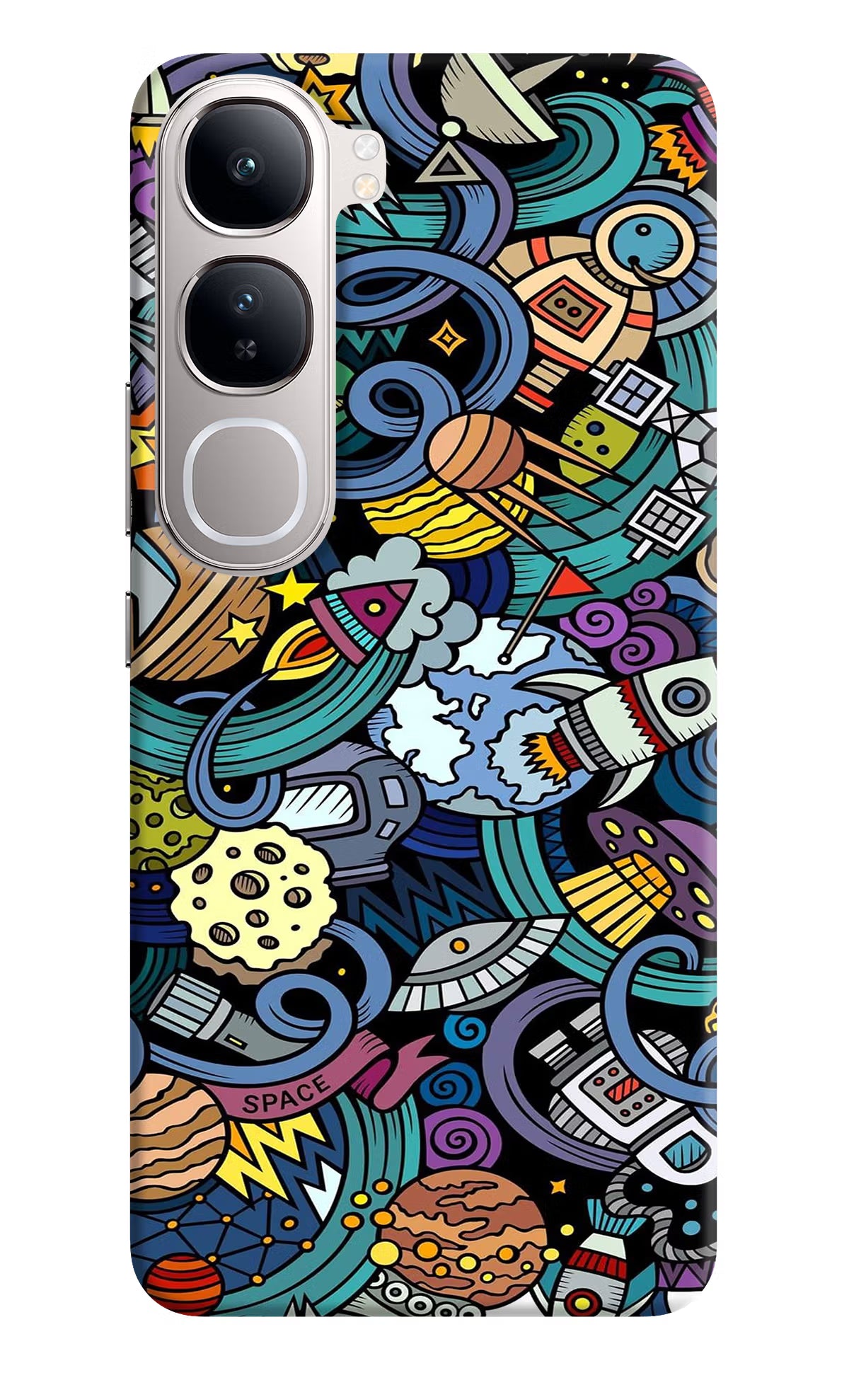 Space Abstract Vivo Y300 5G Back Cover