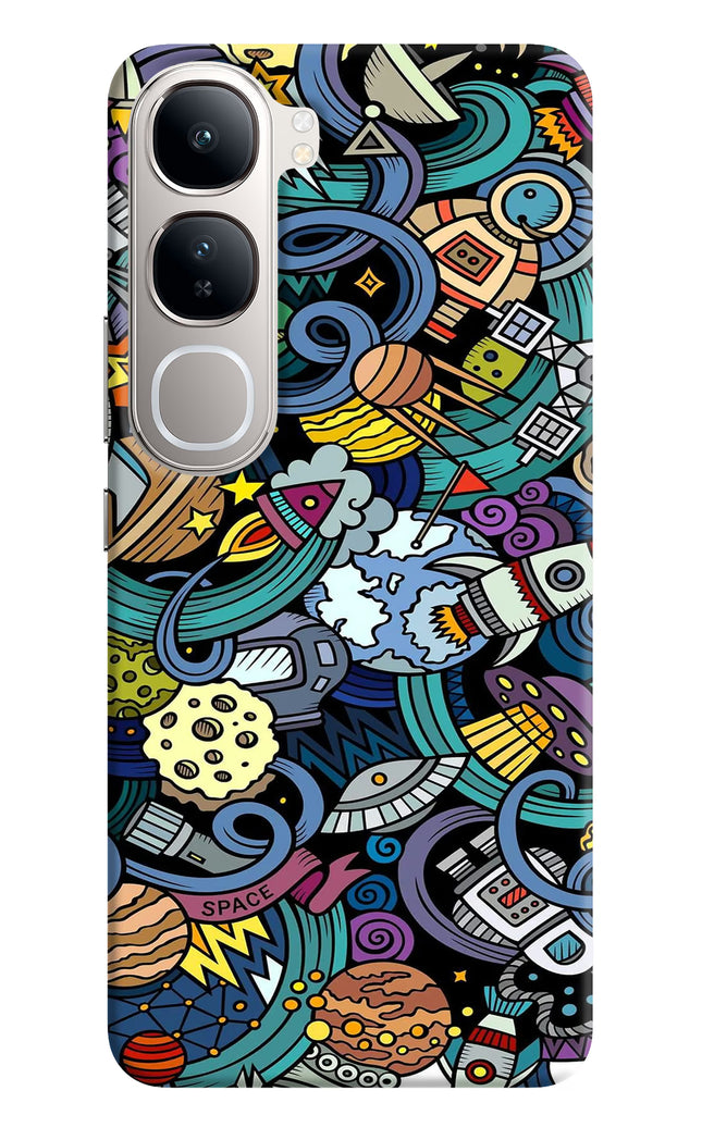 Space Abstract Vivo Y300 5G Hard Case Back Cover by Casekaro