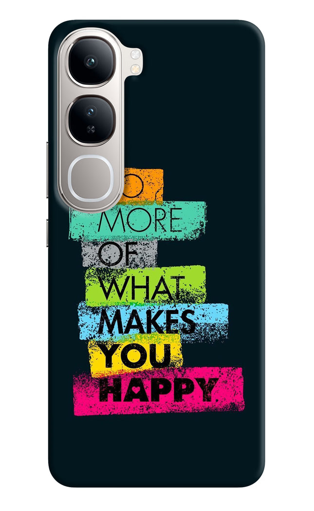 Do More Of What Makes You Happy Vivo Y300 5G Hard Case Back Cover by Casekaro