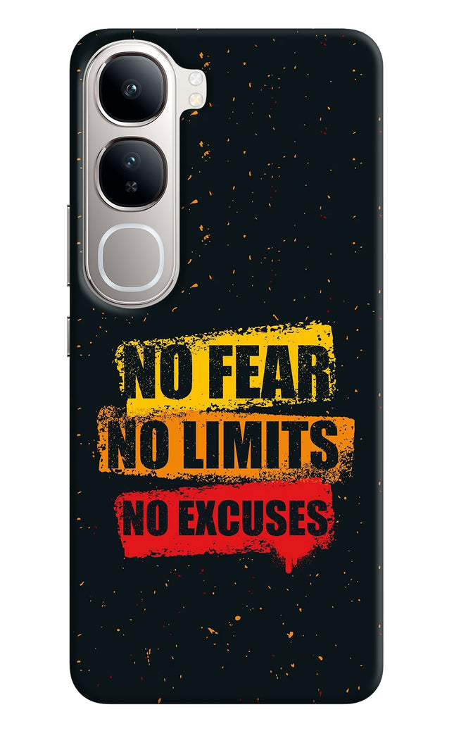 No Fear No Limits No Excuse Vivo Y300 5G Hard Case Back Cover by Casekaro