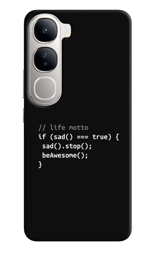 Life Motto Code Vivo Y300 5G Hard Case Back Cover by Casekaro