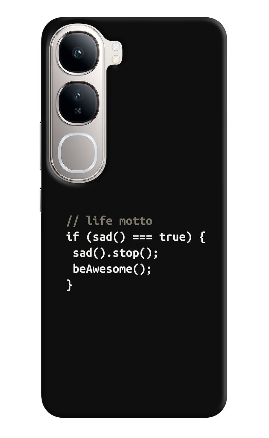 Life Motto Code Vivo Y300 5G Back Cover, Hard case