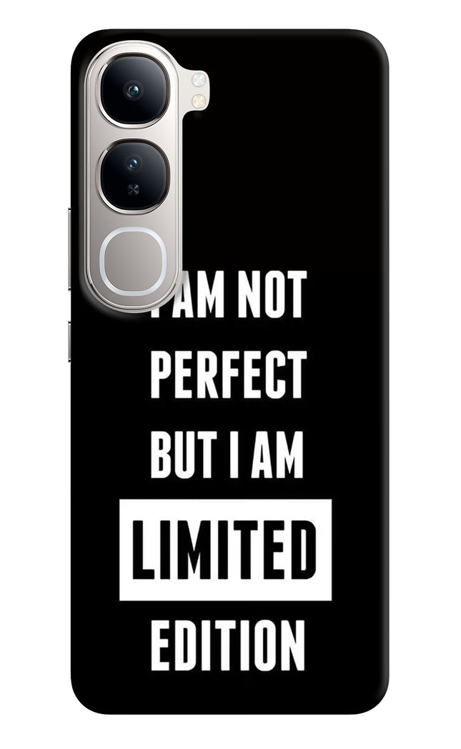 I Am Not Perfect But I Am Limited Edition Vivo Y300 5G Hard Case Back Cover by Casekaro