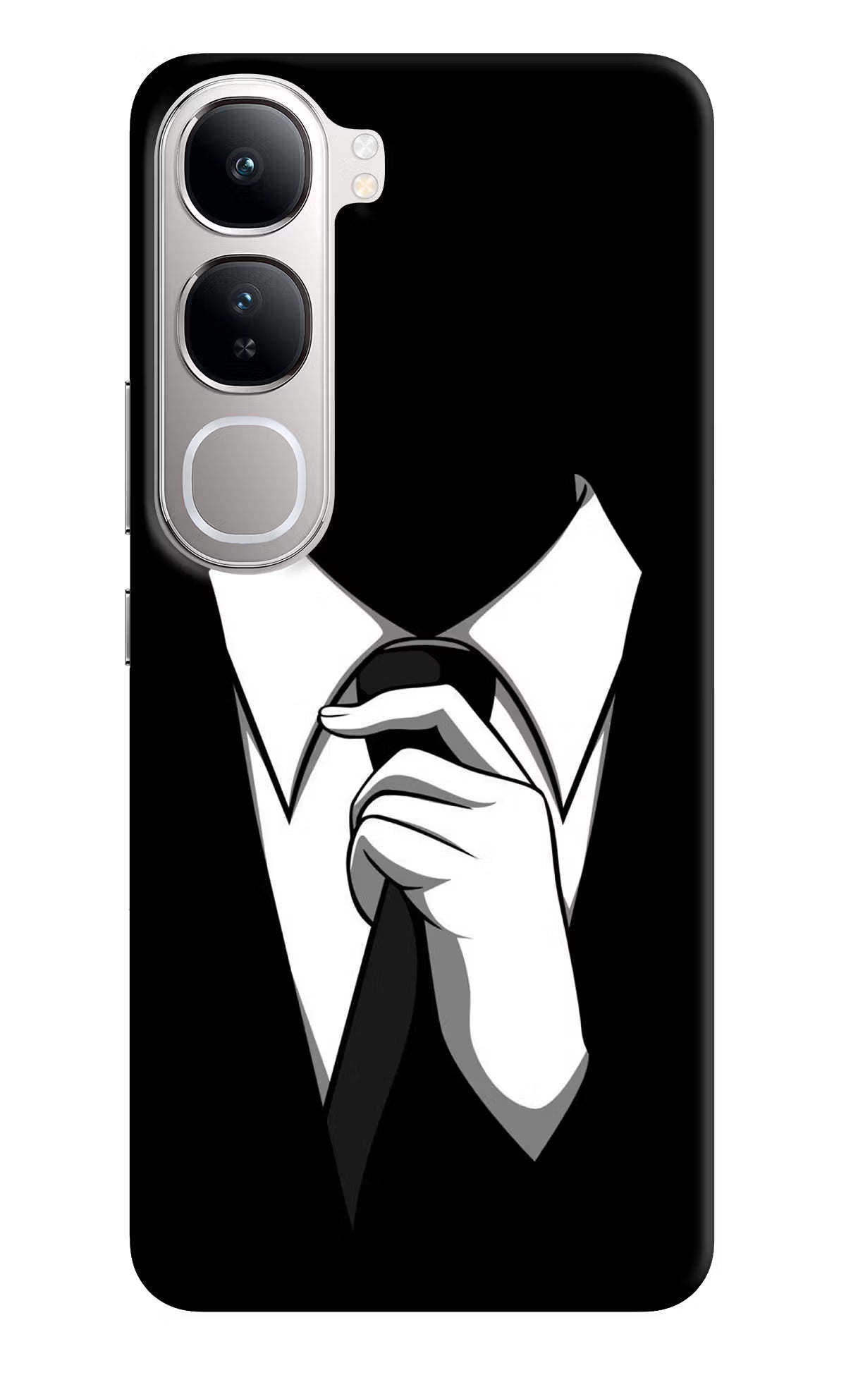 Black Tie Vivo Y300 5G Back Cover