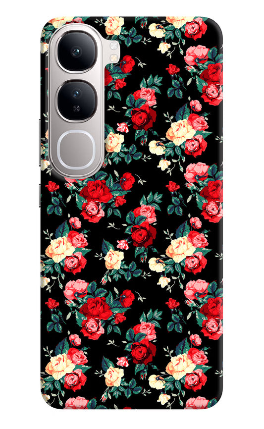 Rose Pattern Vivo Y300 5G Back Cover