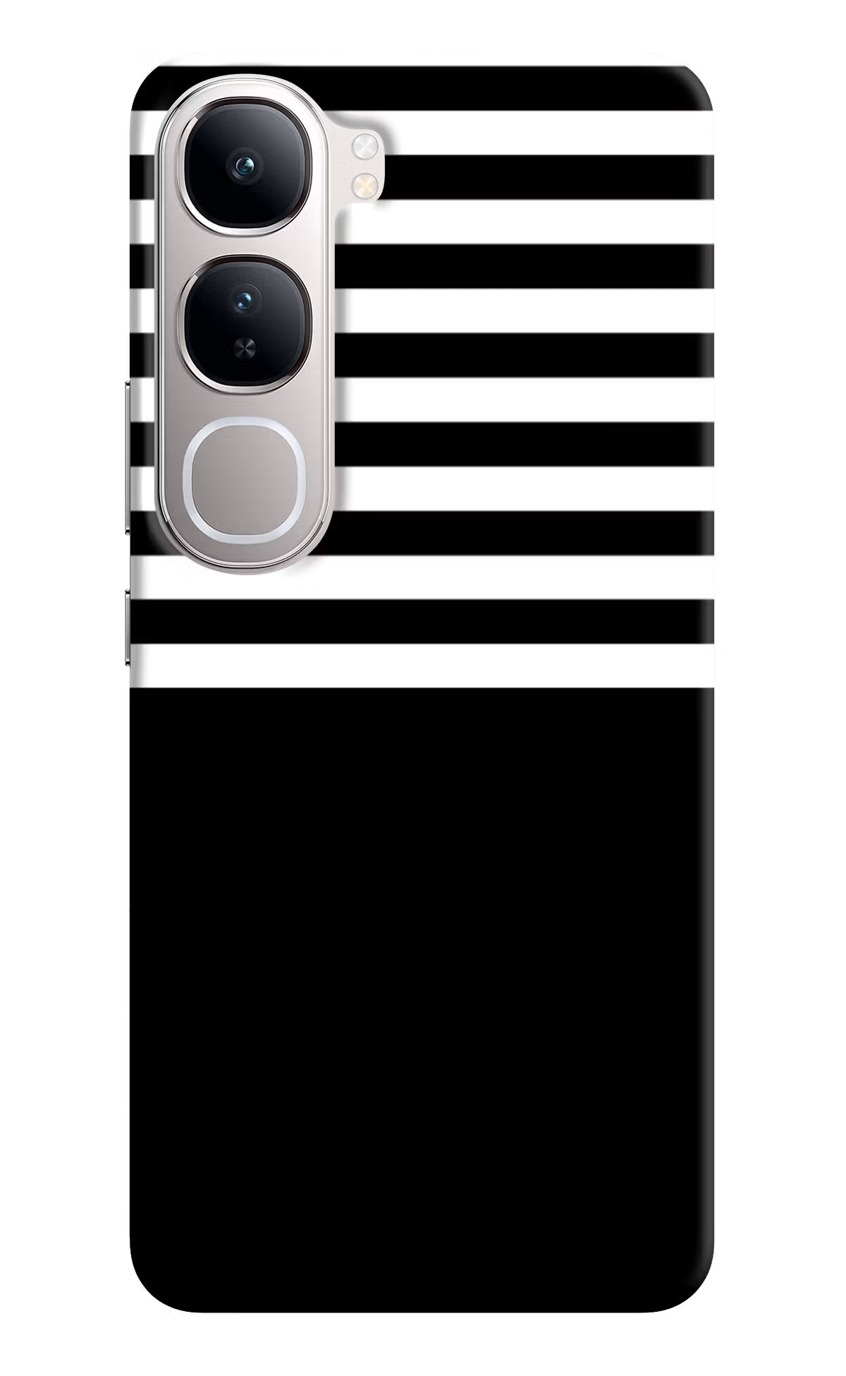 Black and White Print Vivo Y300 5G Back Cover