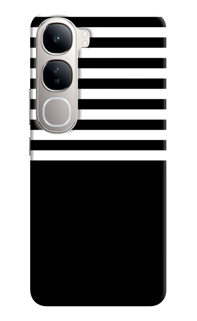 Black and White Print Vivo Y300 5G Hard Case Back Cover by Casekaro