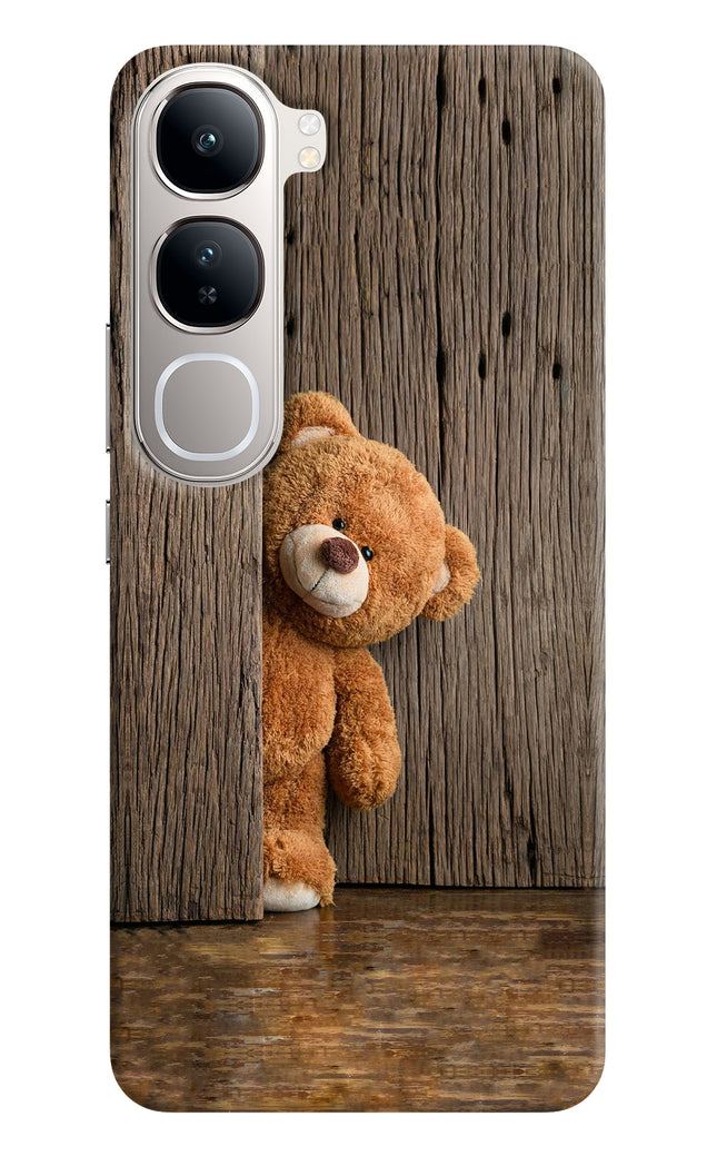 Teddy Wooden Vivo Y300 5G Hard Case Back Cover by Casekaro