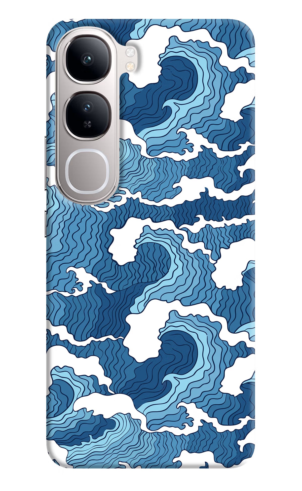 Blue Waves Vivo Y300 5G Back Cover