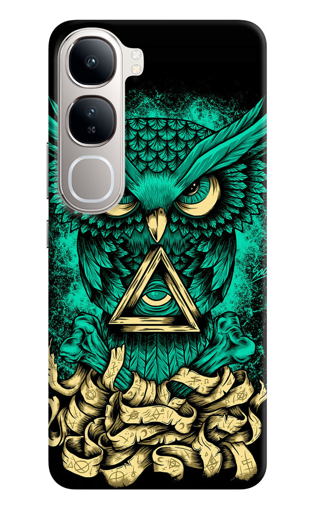 Green Owl Vivo Y300 5G Hard Case Back Cover by Casekaro